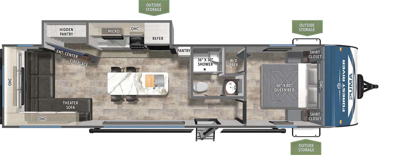 290RL Floorplan Image